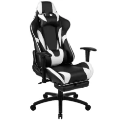 Flash Furniture X30 Gaming Chair Racing Office Ergonomic Computer Chair With Fully Reclining Back And Slide-Out Footrest In Red LeatherSoft -HOMCOM Store GUEST 00f74fe2 1ee6 4dd2 be6c 2beacf708f45