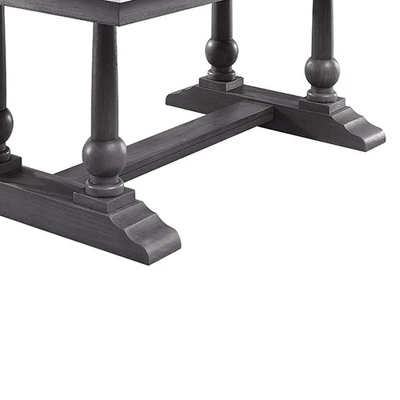 Yabeina Dining Table Marble/Gray Oak Finish - Acme Furniture 5 Yabeina Dining Table Marble/Gray Oak Finish - Acme Furniture - Image 3