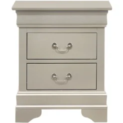 Passion Furniture Louis Philippe 2-Drawer Nightstand (24 In. H X 21 In. W X 16 In. D) 21 Passion Furniture Louis Philippe 2-Drawer Nightstand (24 In. H X 21 In. W X 16 In. D) -HOMCOM Store GUEST 01b3fb01 1396 4af1 9a37 24ddcc4afb43