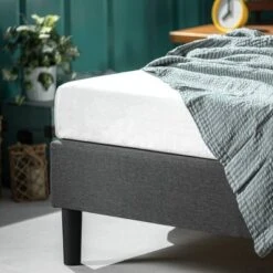 King Curtis Platform Bed Frame Charcoal Heather - Zinus 15 King Curtis Platform Bed Frame Charcoal Heather - Zinus -HOMCOM Store GUEST 01b64419 8be8 4968 be03 6beb597f025d
