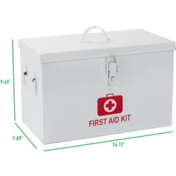 Mind Reader First Aid Storage Box With Handles, White 11 Mind Reader First Aid Storage Box With Handles, White -HOMCOM Store GUEST 01ed0c35 9b13 474a 82d7 ad4fc0166ee7