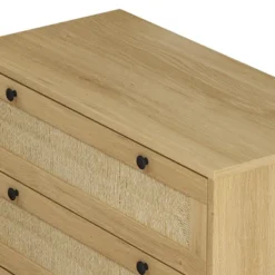 30.31" 3-Drawer Rope Braid Dresser, Oak - ModernLuxe 13 30.31" 3-Drawer Rope Braid Dresser, Oak - ModernLuxe -HOMCOM Store GUEST 0260416d 9d12 4536 9ecb 56fa289a6b09