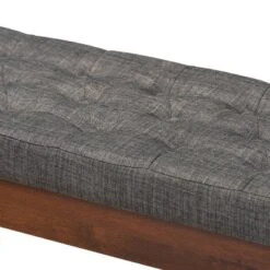 Alona Medium Wood Dining Bench Gray - Baxton Studio -HOMCOM Store GUEST 027a30bb 16f0 43b7 ad0e 27899b9ad394