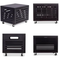 BirdRock Home Bamboo Rolling File Storage Organizer Box With Lid - Cafe Noir 14 BirdRock Home Bamboo Rolling File Storage Organizer Box With Lid - Cafe Noir -HOMCOM Store GUEST 03cabb8d dc63 4dee b456 9b5cb2147990