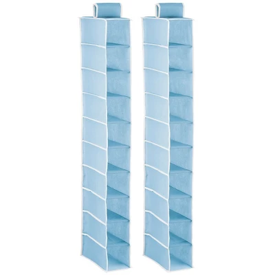 MDesign Fabric Shoe Rack Holder Storage Shelf, Metal Frame, 20 Cube 13 MDesign Fabric Shoe Rack Holder Storage Shelf, Metal Frame, 20 Cube - Image 11