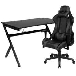 Flash Furniture Gaming Desk And Reclining Gaming Chair Set With Cup Holder, Headphone Hook & 2 Wire Management Holes 26 Flash Furniture Gaming Desk And Reclining Gaming Chair Set With Cup Holder, Headphone Hook & 2 Wire Management Holes -HOMCOM Store GUEST 04820f29 f7a1 4fa5 abc5 4abb677a239e