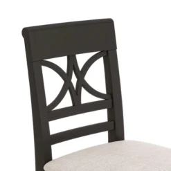 Rustic 6-Piece Wood Counter Height Dining Table Set With Storage Shelf, 4 Chairs And Bench-ModernLuxe -HOMCOM Store GUEST 04a2fd38 b317 40d7 b947 59b7dda55d5f