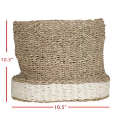 White Rope & Seagrass Basket - Foreside Home & Garden 11 White Rope & Seagrass Basket - Foreside Home & Garden -HOMCOM Store GUEST 050a309f 728d 4eb5 9909 755b1b9bb37e
