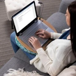 The Sofia + Sam Lap Desk For Laptop And Writing With USB Light . Fits 13" -15" Laptops, Tablets, Phones And Books For Easy Reading. -HOMCOM Store GUEST 052e8a9d d001 4a66 a645 46cf900760a5