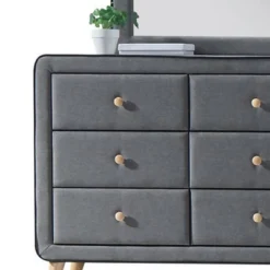 43" Valda Dresser Light Gray Fabric - Acme Furniture 10 43" Valda Dresser Light Gray Fabric - Acme Furniture -HOMCOM Store GUEST 05ab116d 6a54 4519 9670 826da6972067