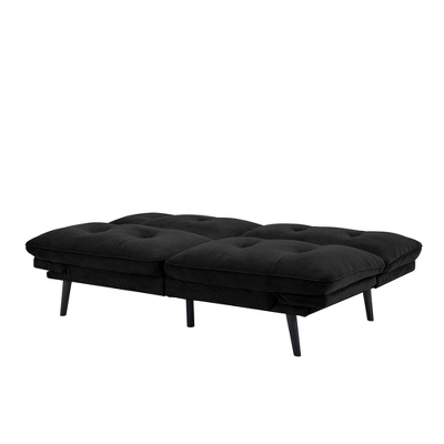 Finley Convertible Futon Sofa Bed Black - Serta 7 Finley Convertible Futon Sofa Bed Black - Serta - Image 5