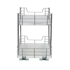 Household Essentials 12" 2-Tier Pantry Organizer Nickel 11 Household Essentials 12" 2-Tier Pantry Organizer Nickel -HOMCOM Store GUEST 05f8fe6e 6e35 45e4 9f7e d6e940c46910