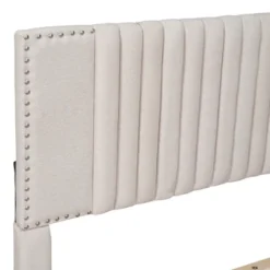 Queen/Full Size Upholstered Platform Bed With Classic Headboard And 4 Drawers-ModernLuxe -HOMCOM Store GUEST 06252528 0a77 4f89 b025 2d4c495ddbdf