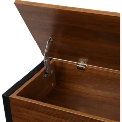 Honey-Can-Do Shoe Storage Bench Walnut -HOMCOM Store GUEST 0749b54e 2114 4803 bafe c233eeb7feae