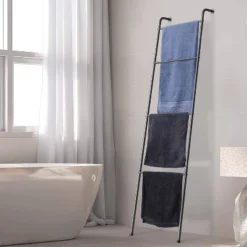 NEX 4 Tier Ladder Style Towel Rack Black 7 NEX 4 Tier Ladder Style Towel Rack Black -HOMCOM Store GUEST 09387eb0 e5a3 4e50 8f8a aad6f7ba703d