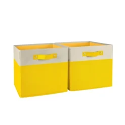 2pc Kids' 10.5" Two-Toned Folding Storage Bin Set - RiverRidge Home 33 2pc Kids' 10.5" Two-Toned Folding Storage Bin Set - RiverRidge Home -HOMCOM Store GUEST 09b3658e 575d 42cb af18 bd012e024ff2