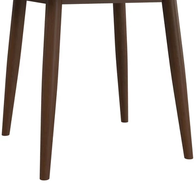 San Marino Mid-Century Modern Round Dining Table Chestnut - Hillsdale Furniture 8 San Marino Mid-Century Modern Round Dining Table Chestnut - Hillsdale Furniture - Image 6