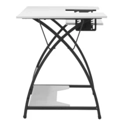 Comet Plus Sewing/Office Table With Fold Down Top, Height Adjustable Platform And Bottom Storage Shelf Black/White - Sew Ready 22 Comet Plus Sewing/Office Table With Fold Down Top, Height Adjustable Platform And Bottom Storage Shelf Black/White - Sew Ready -HOMCOM Store GUEST 0a429c26 2250 4c9e aa09 1a13e4801202