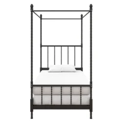 Emilia Metal Canopy Bed - Room & Joy -HOMCOM Store GUEST 0b659742 5b87 47f8 90ce 987f5d23919e
