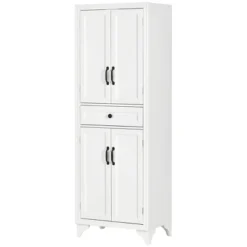 HOMCOM 67" Freestanding Kitchen Pantry, 4-Door Storage Cabinet With Drawer And Adjustable Shelves, White -HOMCOM Store GUEST 0b9ec643 d739 4100 a0a7 d41146c850f1