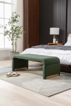 Lily 43.31" Faux Shearling Fabric Look Upholstered Waterfall Bench With Gold Metal Legs-Maison Boucle 29 Lily 43.31" Faux Shearling Fabric Look Upholstered Waterfall Bench With Gold Metal Legs-Maison Boucle -HOMCOM Store GUEST 0dc4fd37 be0a 4cfb 9544 4daf1c30db2d