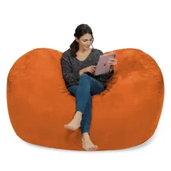 6' Large Bean Bag Lounger With Memory Foam Filling And Washable Cover - Relax Sacks -HOMCOM Store GUEST 0dcbdc7a ccc5 4c1f 9dd2 0a4ba12ea0bc