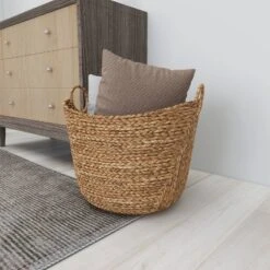 19" X 20" X 18" Brown Sea Grass Contemporary Storage Basket - Olivia & May -HOMCOM Store GUEST 0e53cc8e 6d18 40b1 8fb8 fa3a254f1d44