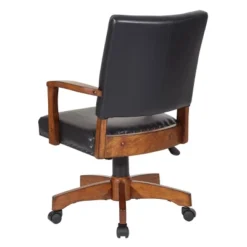 Wood Bankers Chair Black - OSP Home Furnishings -HOMCOM Store GUEST 0e832381 70f9 46f2 b7c7 1745b3df5f59