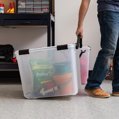 IRIS USA WEATHERPRO Airtight Plastic Storage Bin With Lid And Seal And Secure Latching Buckles 3 IRIS USA WEATHERPRO Airtight Plastic Storage Bin With Lid And Seal And Secure Latching Buckles