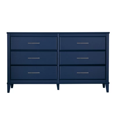 Little Seeds Sierra Ridge Mesa Kids’ 6 Drawer Dresser With Rope Drawer Pulls, Blue 8 Little Seeds Sierra Ridge Mesa Kids’ 6 Drawer Dresser With Rope Drawer Pulls, Blue - Image 6