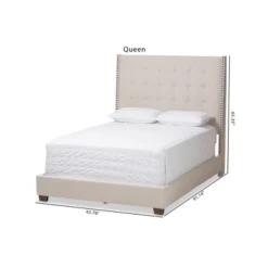 Georgette Modern And Contemporary Fabric Upholstered Bed - Baxton Studio 16 Georgette Modern And Contemporary Fabric Upholstered Bed - Baxton Studio -HOMCOM Store GUEST 0fa1ee98 c083 4cdc 9cb3 c2b673c2eda6