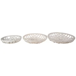 Northlight Set Of 3 Cream White Round Lattice Tobacco Table Top Baskets 6 Northlight Set Of 3 Cream White Round Lattice Tobacco Table Top Baskets -HOMCOM Store GUEST 1086d061 2d3f 4b06 a4d1 89a17357b368