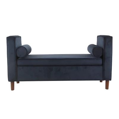 Rimo Velvet Storage Bench - Homepop 12 Rimo Velvet Storage Bench - Homepop - Image 11