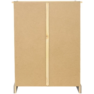 Sunnydaze Decor Sunnydaze 2-Door, 2-Shelf Accent Cupboard - Solid Pine - Gray - 43" H 3 Sunnydaze Decor Sunnydaze 2-Door, 2-Shelf Accent Cupboard - Solid Pine - Gray - 43" H