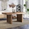 68" Hoverton Rectangle Mango Wood Dining Table Warm Natural Tone - Furniture Of America -HOMCOM Store GUEST 140c336b 9c9b 43d1 bea6 41cf31270775
