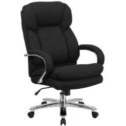 Flash Furniture HERCULES Series 24/7 Intensive Use Big & Tall 500 Lb. Rated Executive Swivel Ergonomic Office Chair With Loop Arms -HOMCOM Store GUEST 14482375 3207 404c 909d 1c0746f1007a