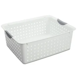 Sterilite Ultra Plastic Durable Storage Bin Tote Baskets With Comfortable Handles For Household And Office Organization -HOMCOM Store GUEST 145e491f ee1a 4f4b a3cf cbe03f82ca0b