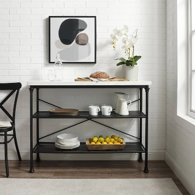 Madeleine Console Matte Black - Crosley 6 Madeleine Console Matte Black - Crosley - Image 4