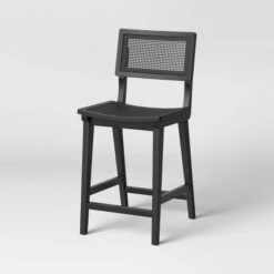 Tormod Backed Cane Counter Height Barstool - Threshold™ -HOMCOM Store GUEST 151318a0 ede3 4baa a969 54b9f0b72679