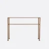 Jamel Metal/Glass Console Table Gold - Aiden Lane -HOMCOM Store GUEST 16873b83 cdb4 4fcf 8c29 05e3c004ecf2