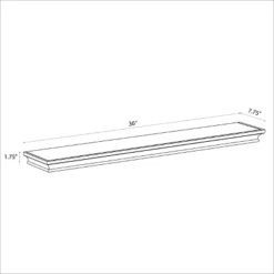 Traditional Wall Shelf White - Threshold™ -HOMCOM Store GUEST 1800e01f f3e4 4fad 9a88 96999268b9a0