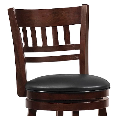 Wolcott Swivel 24" Counter Height Barstool - Charcoal Heather - Inspire Q 3 Wolcott Swivel 24" Counter Height Barstool - Charcoal Heather - Inspire Q