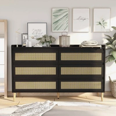 63" Warren 6 Drawer Dresser - MiBasics 5 63" Warren 6 Drawer Dresser - MiBasics - Image 3