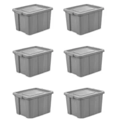 Sterilite Tuff1 18 Gallon Plastic Storage Tote Container Bin With Lid -HOMCOM Store GUEST 18e743f5 fff8 494d aebb c31a703002bf
