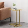 Hickson Modern Glam C Shaped End Table Gold - Christopher Knight Home 2 Hickson Modern Glam C Shaped End Table Gold - Christopher Knight Home -HOMCOM Store GUEST 1a30394e 350a 45d7 8ca2 3f7fd758e9c6