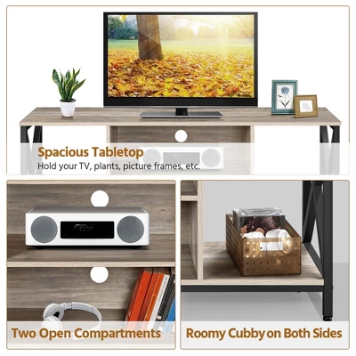 Yaheetech 55-Inch Wide TV Stand TV Console Table For 60-Inch TV 6 Yaheetech 55-Inch Wide TV Stand TV Console Table For 60-Inch TV - Image 4