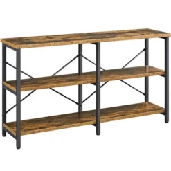 Yaheetech 3 Tiers Wood Console Table Industrial Sofa Table -HOMCOM Store GUEST 1adba0f9 45a4 4665 8cd5 c02042805b10