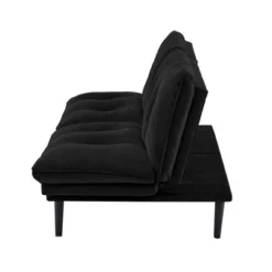 Finley Convertible Futon Sofa Bed Black - Serta 13 Finley Convertible Futon Sofa Bed Black - Serta -HOMCOM Store GUEST 1afffe4f ca5f 47e8 8e6a 814b01a4b79f