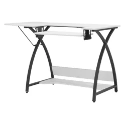 Comet Plus Sewing/Office Table With Fold Down Top, Height Adjustable Platform And Bottom Storage Shelf Black/White - Sew Ready 19 Comet Plus Sewing/Office Table With Fold Down Top, Height Adjustable Platform And Bottom Storage Shelf Black/White - Sew Ready -HOMCOM Store GUEST 1b447e8d 0d1d 4065 a5e3 bb8fd4487023