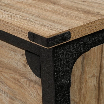 Steel River Pedestal File Cabinet Distressed Brown - Sauder 5 Steel River Pedestal File Cabinet Distressed Brown - Sauder - Image 3